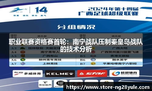 职业联赛资格赛首轮：南宁战队压制秦皇岛战队的技术分析